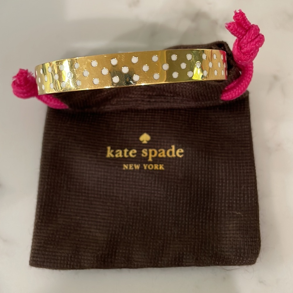 kate Spade gold bangle bracelet